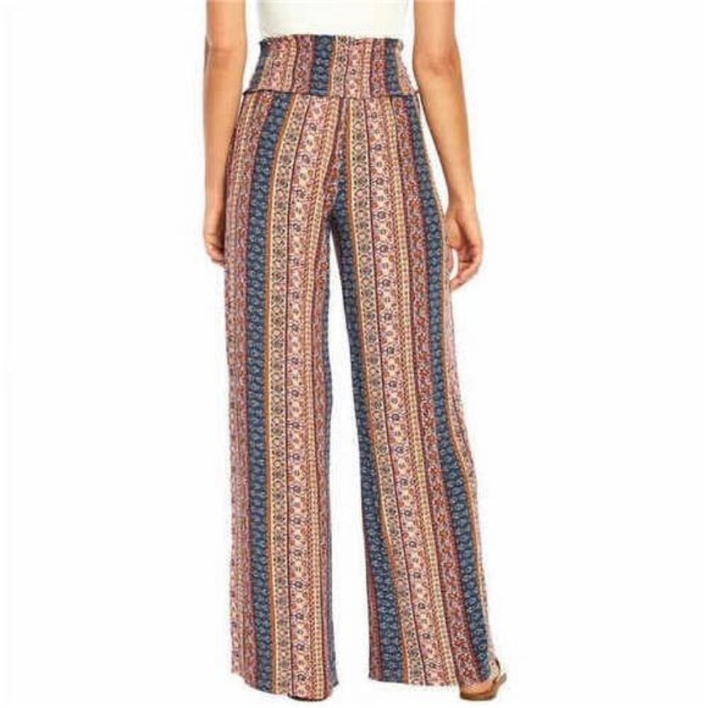 Three Dots Womens Printed Pants (Ornamental Stripe, Small) - Picture 2 of 3
